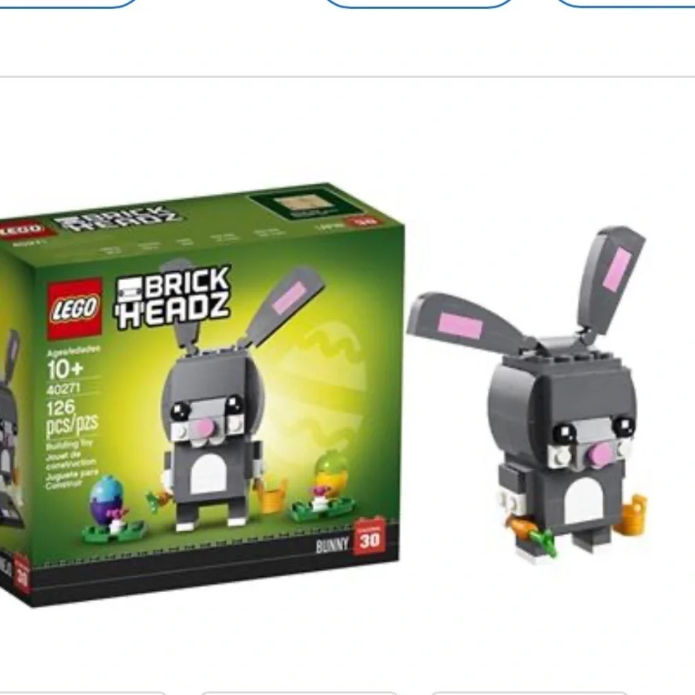 Lego Brickheadz bunny set 40271 new and sealed box 126 pieces retired!